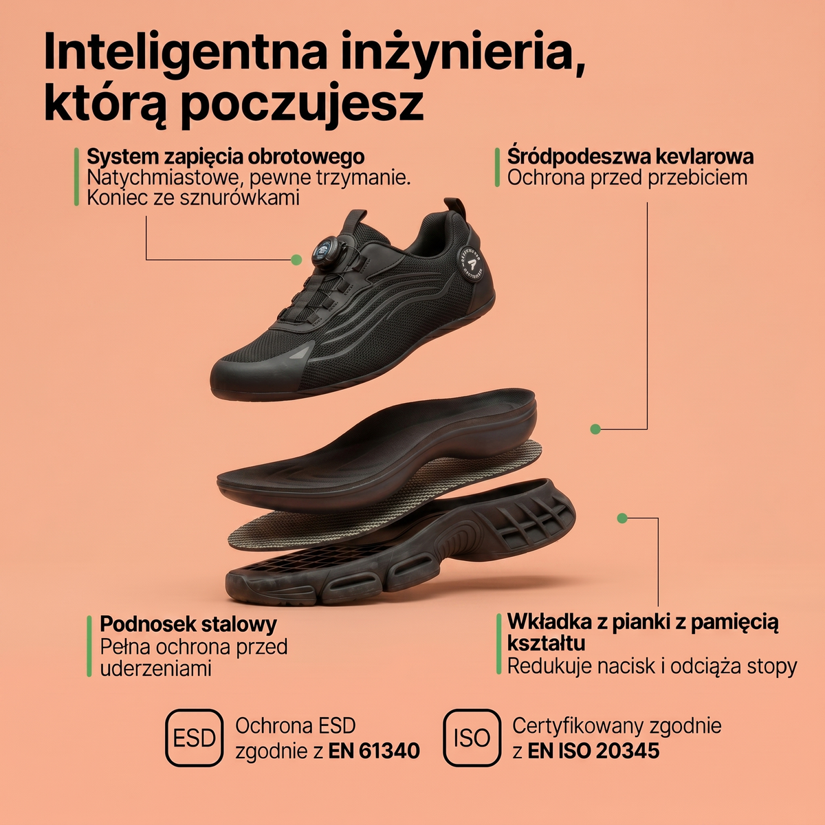Stepro: Lekkość. Ochrona. Komfort.